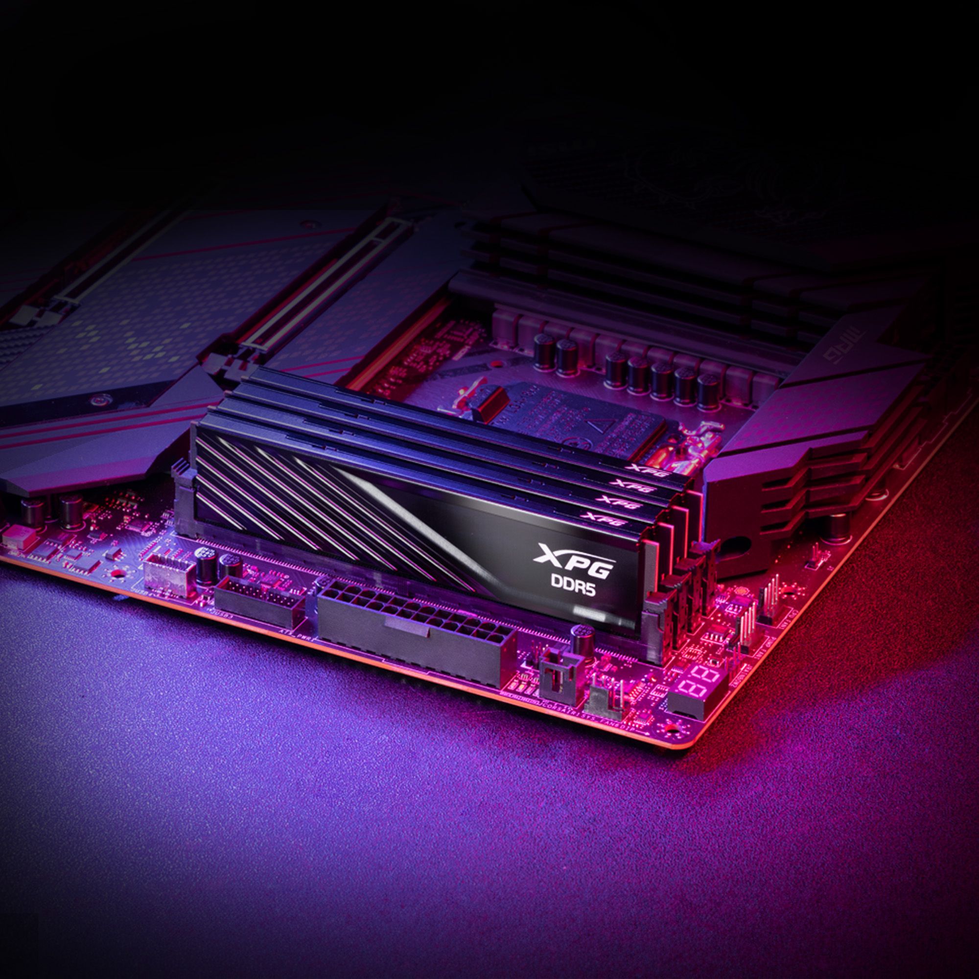 Оперативная память ADATA LANCER BLADE DDR5 DIMM 32GB 6000MHz 2*16GB 48-48-48 1.25V BLACK DUAL TRAY