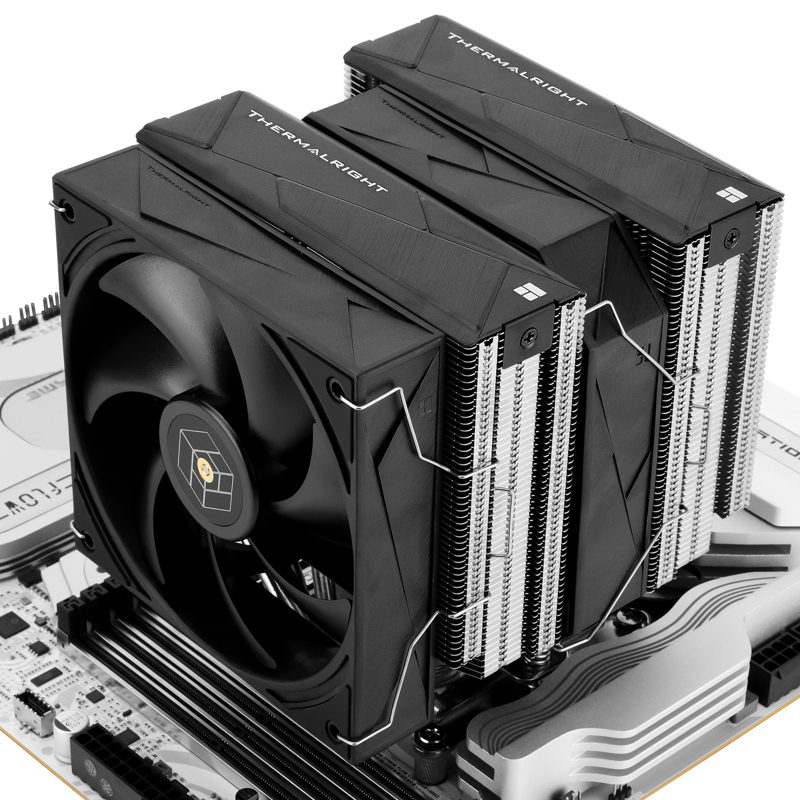 Устройство охлаждения(кулер) Thermalright Royal Pretor 130 Soc-AM5/AM4/1200/1700/1851 серебристый/че