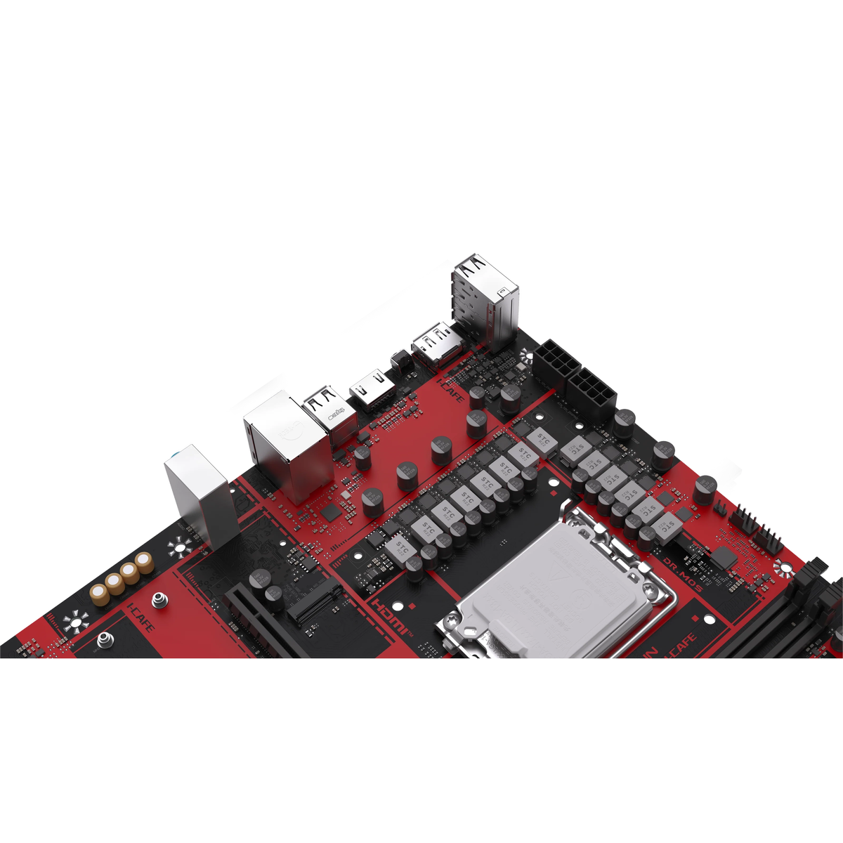 Материнская плата Maxsun MS-B760M I-CAFE B760, LGA1700, 2*DDR5, 1*PCIEx16, 1*PCIEx4, 3*M.2, 4*USB3.2