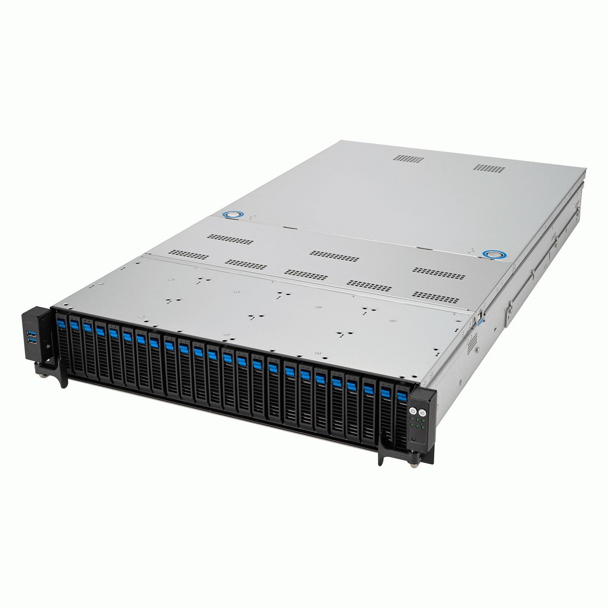 Сервер ASUS RS720A-E12-RS24U 2U, 2x AMD SP5(up to 400w), 24x DDR5(4800), 24x 2,5(16NVMe + 8NVMe/SATA