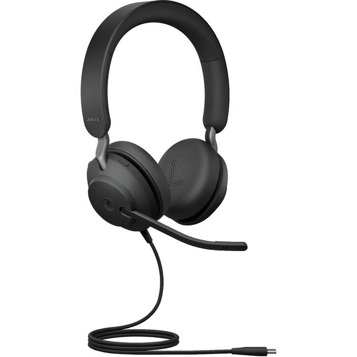 Наушники с микрофоном Jabra Evolve2 40 SE черный 1.5м накладные оголовье (24189-999-899)