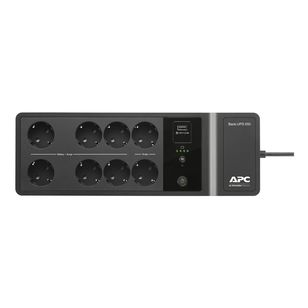 Источник бесперебойного питания APC Back-UPS BE650G2-GR 400Вт 650ВА черный