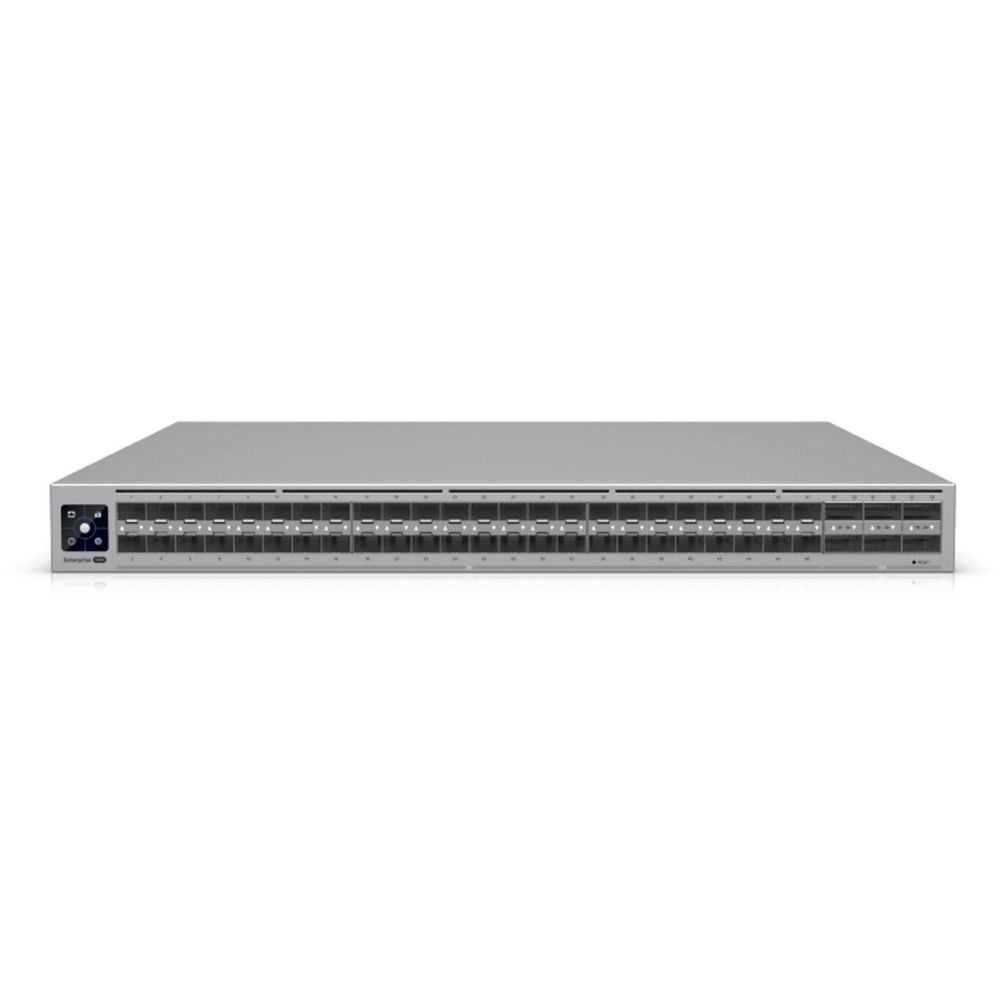 Ubiquiti UniFi Switch Enterprise Campus Aggregation Коммутатор в стойку, 48х 25G SFP28, 6х 100G QSFP