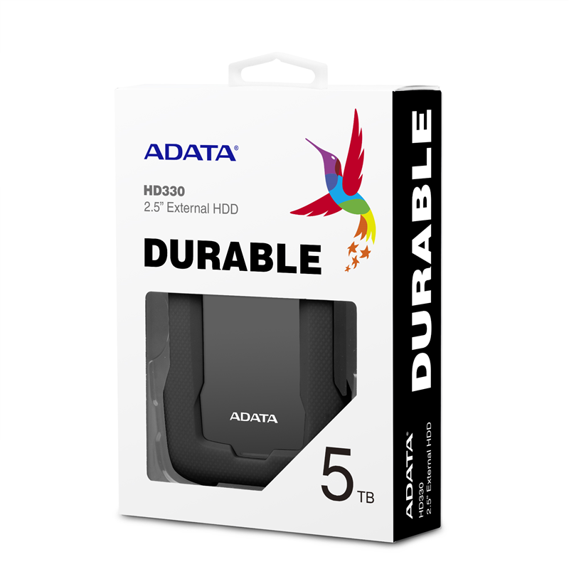 Внешний жесткий диск USB3.1 5TB 2.5" BLACK AHD330-5TU31-CBK ADATA