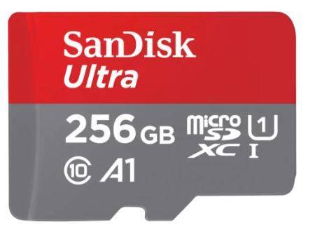 Флеш карта microSD 256GB SanDisk microSDXC Class 10 Ultra UHS-I U1 A1 120MB/s