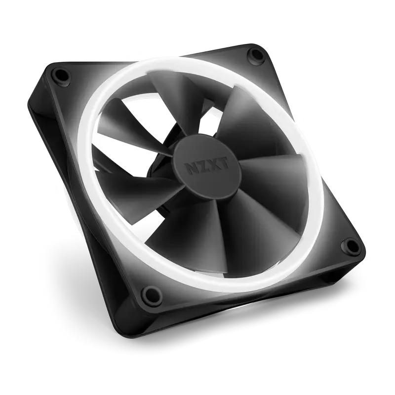 Кулер для корпуса NZXT F120 RGB DUO Triple Pack (120x120x25mm, 4-pin PWM, RGB, 48.58CFM, 29dBA, 1800