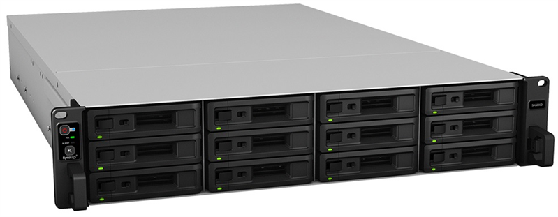 Synology SA3200D Сетевое хранилище 12x2.5"/3.5" SAS, Intel Xeon D-1521/4x2.4GHz, 8GB DDR4, 2x1 Гбит/