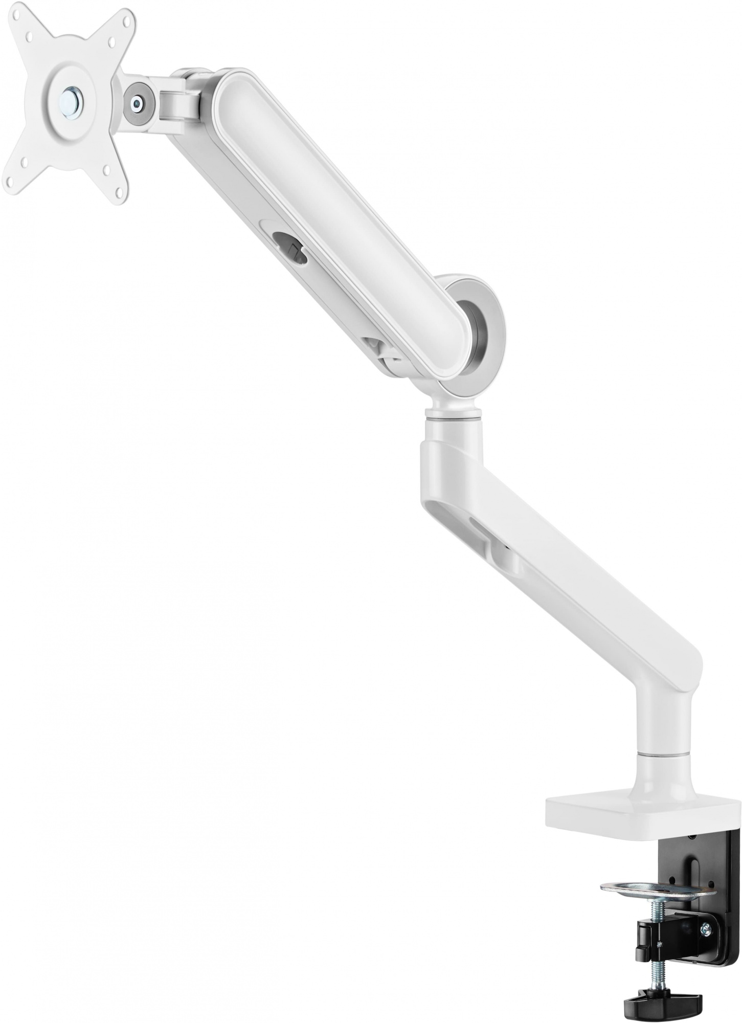 Кронштейн для мониторов Ultramounts UM719W белый 17"-35" макс.10.5кг крепление к столешнице поворот 