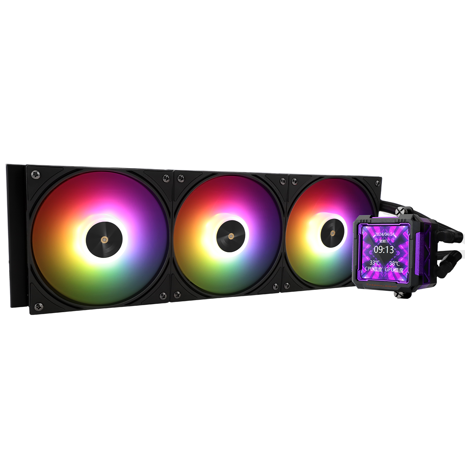 Система водяного охлаждения Thermalright Frozen Warframe Pro 360 ARGB Black / 3x120mm ARGB PWM Fans / TRFWP360AB