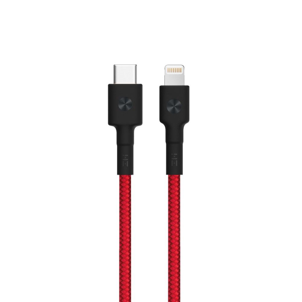 Кабель Type-C/Lightning Xiaomi ZMI 100см MFI , 3A, 18W PD Материал оплетки нейлон/кевлар (AL873K) красный 402667
