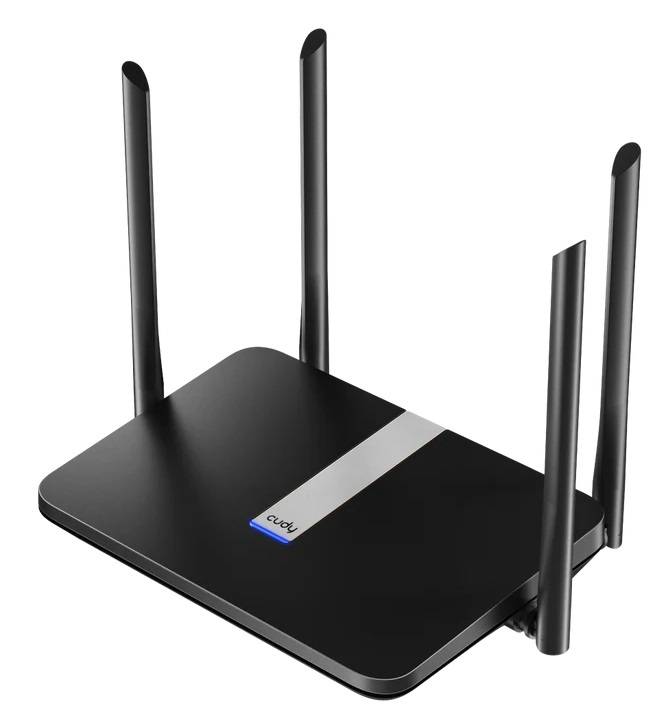 Роутер беспроводной Cudy X6 AX1800 10/100/1000BASE-TX черный