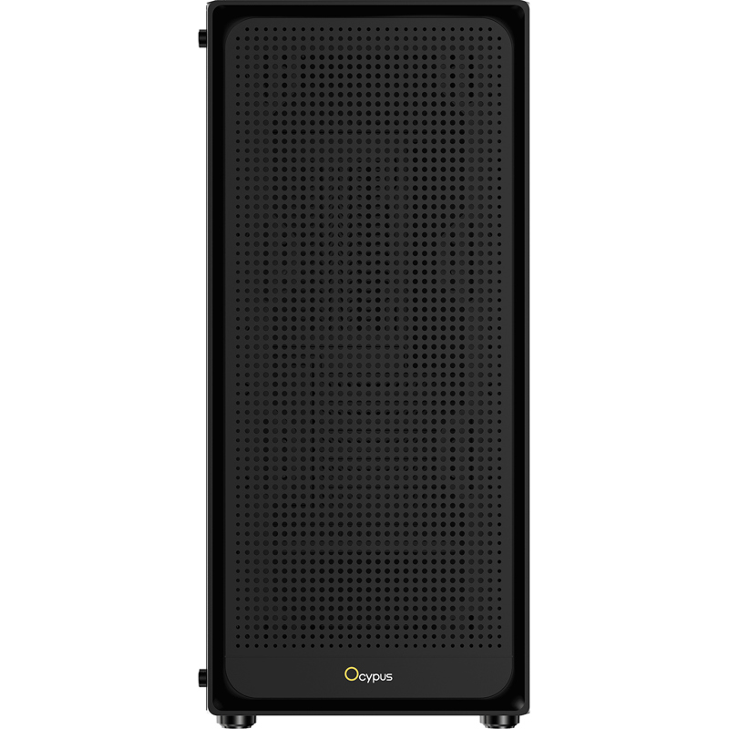 Корпус Ocypus Gamma C50 BK, Mini-Tower, TG, no fans, 1xUSB-A 3.0 + 2xUSB 2.0, mATX, mITX Black
