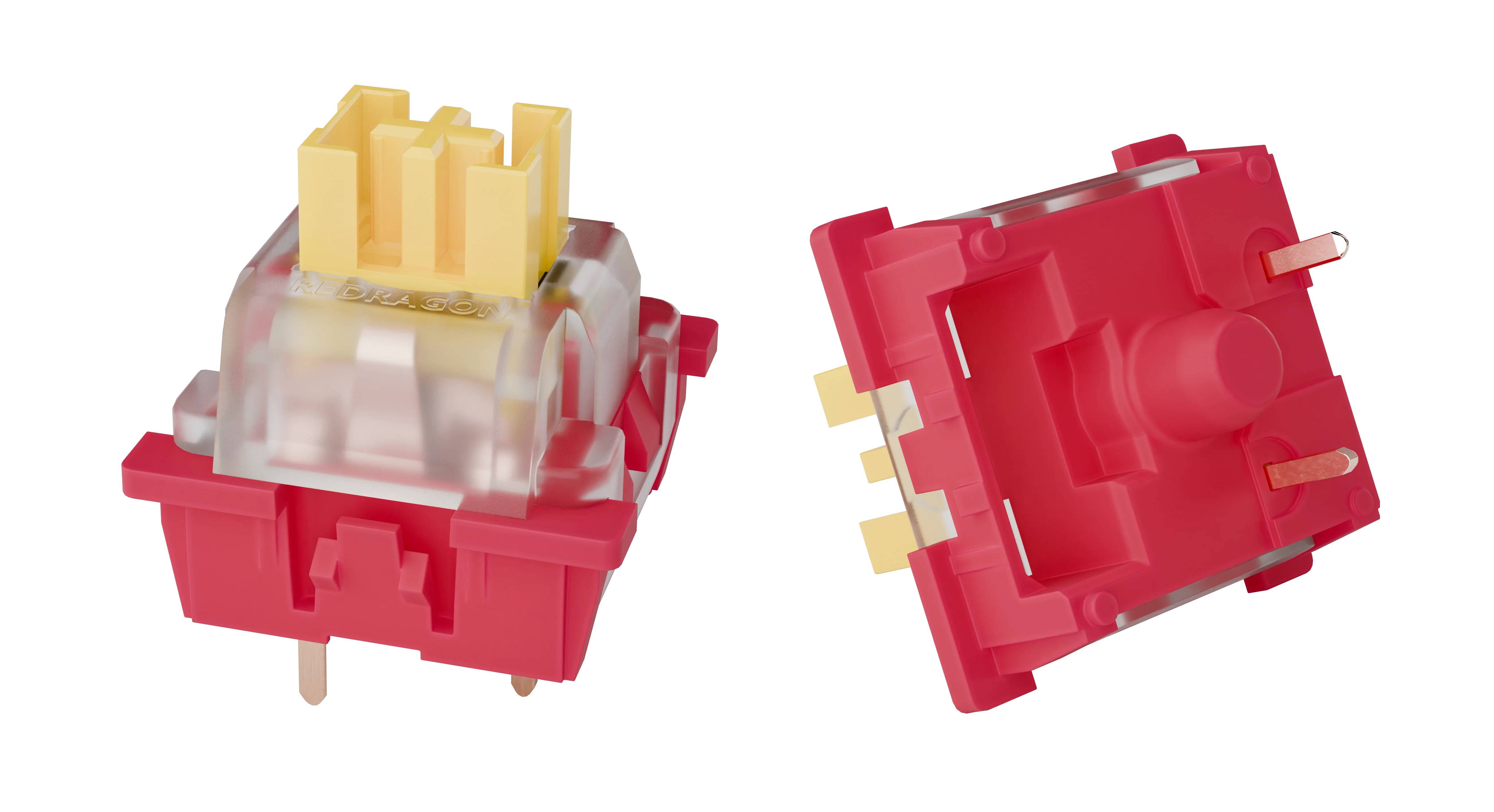 Redragon Переключатели Bullet F красный/желтый, 24 шт.