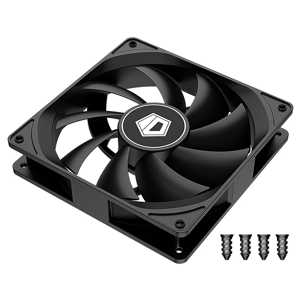 Вентилятор для корпуса ID-Cooling FL-12025K 120х120x25 черный 3-pin 21дБ Ret