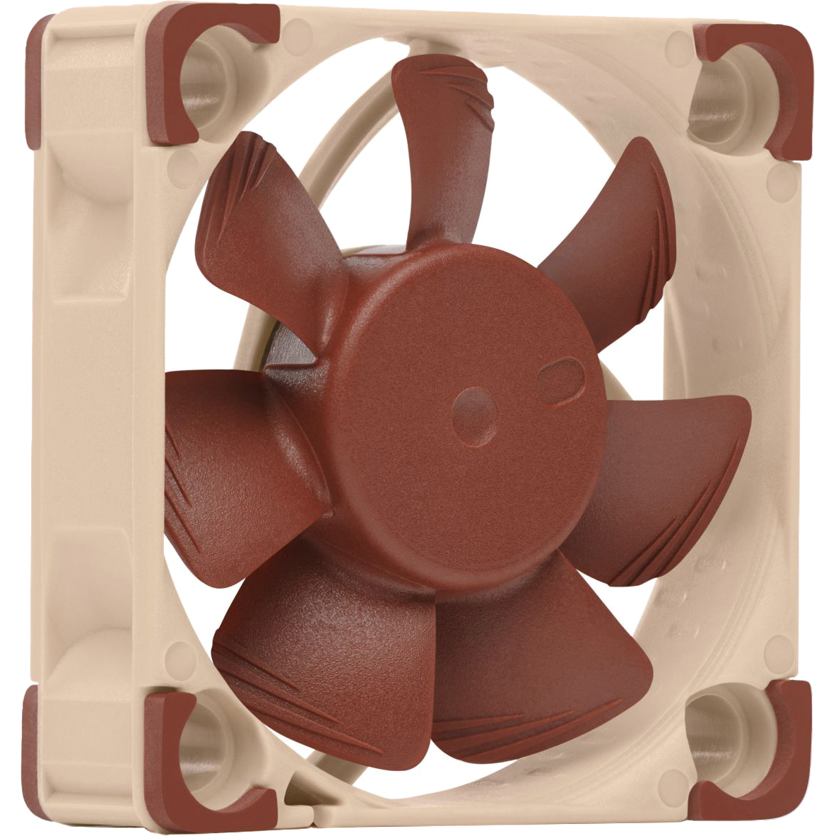 Кулер для корпуса/ Case Cooler Noctua NF-A4x10 PWM (40x40x10mm, 4-pin PWM, 5.2CFM, 19.6dBA, 5000RPM, Beige/Brown)