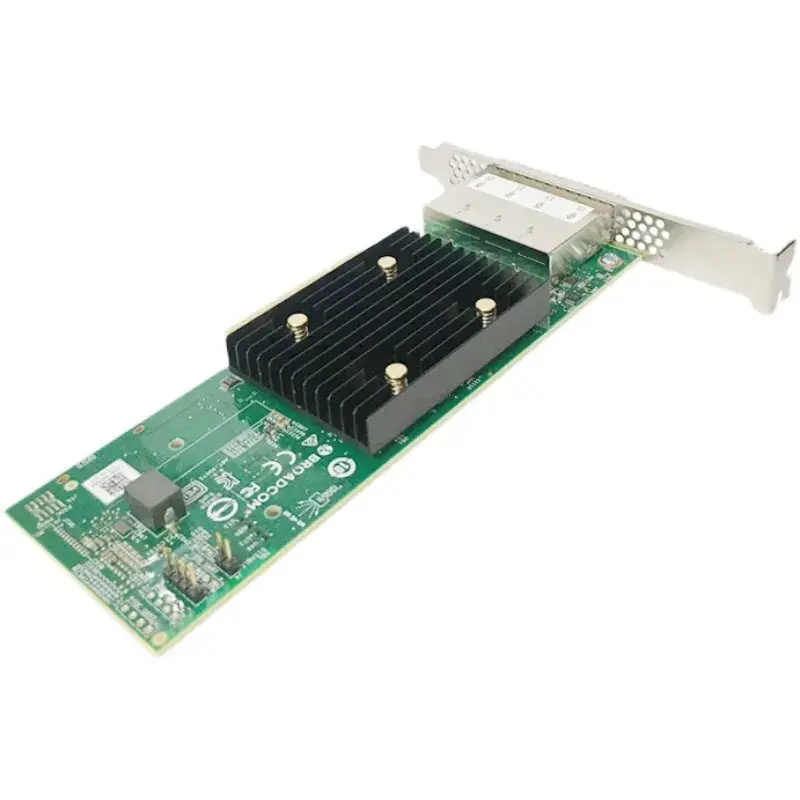 HBA-адаптер Broadcom SAS 9500-16e SGL (03-50075-00 / 03-50075-00002 / 03-50075-00003) PCIe Gen4 x8 L