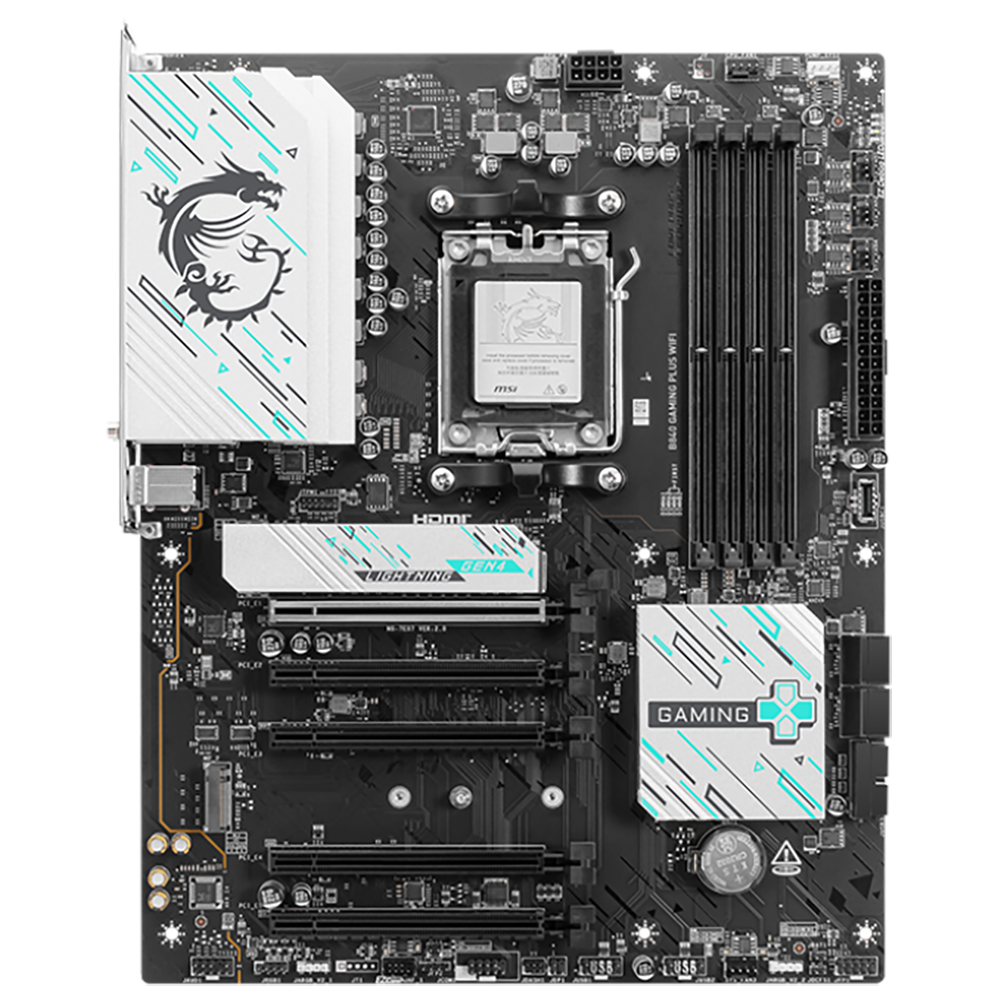 Материнская плата MSI B840 GAMING PLUS WIFI  Socket AM5 AMD B840 4xDDR5 ATX AC`97 8ch(7.1) 2.5Gg RAI