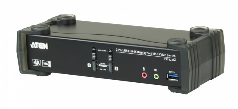КВМ переключатель ATEN 2P USB 3 4K DisplayPort MST KVMP Switch