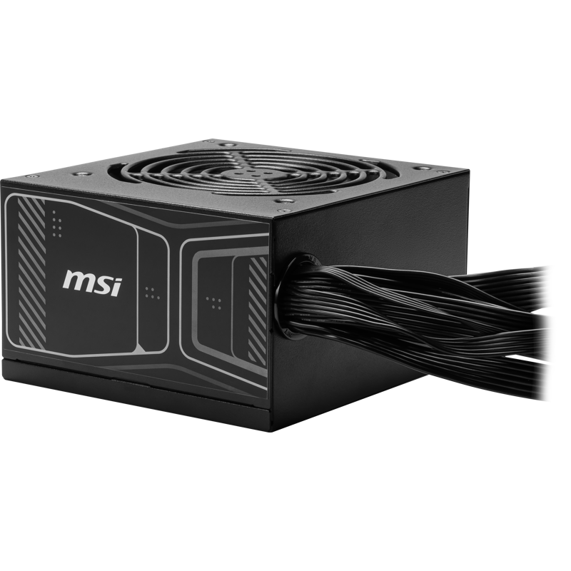 Блок питания MSI MAG A850GN PCIE5, 850W 80+ Gold (ATX, 3.1, PCIe 5.1, Non-modular, 1x24(20+4)pin, 2x