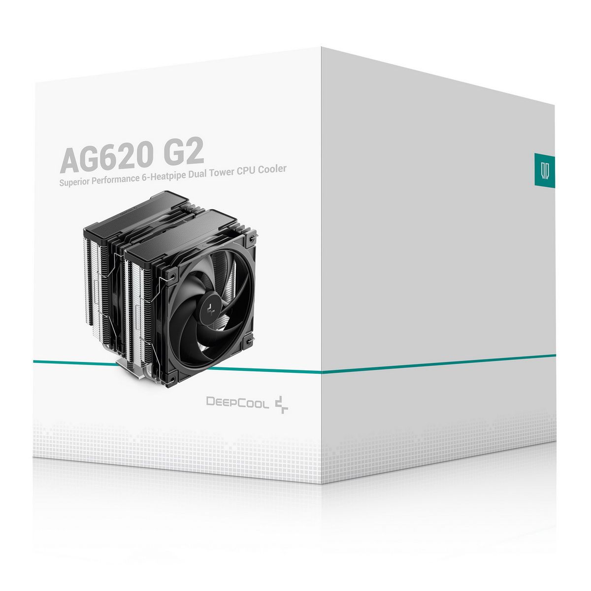 Кулер для процессора DEEPCOOL AG620 G2 LGA1954/1851/1700/AM5/AM4 (9шт/кор, TDP 270W, PWM, DUAL Black
