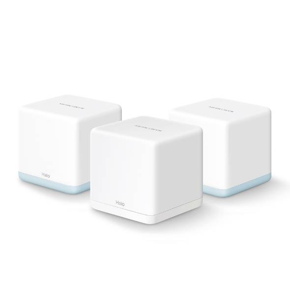 Бесшовный Mesh роутер Mercusys Halo H32G(3-pack) AC1200 100/1000/10000BASE-T белый (упак.:3шт)