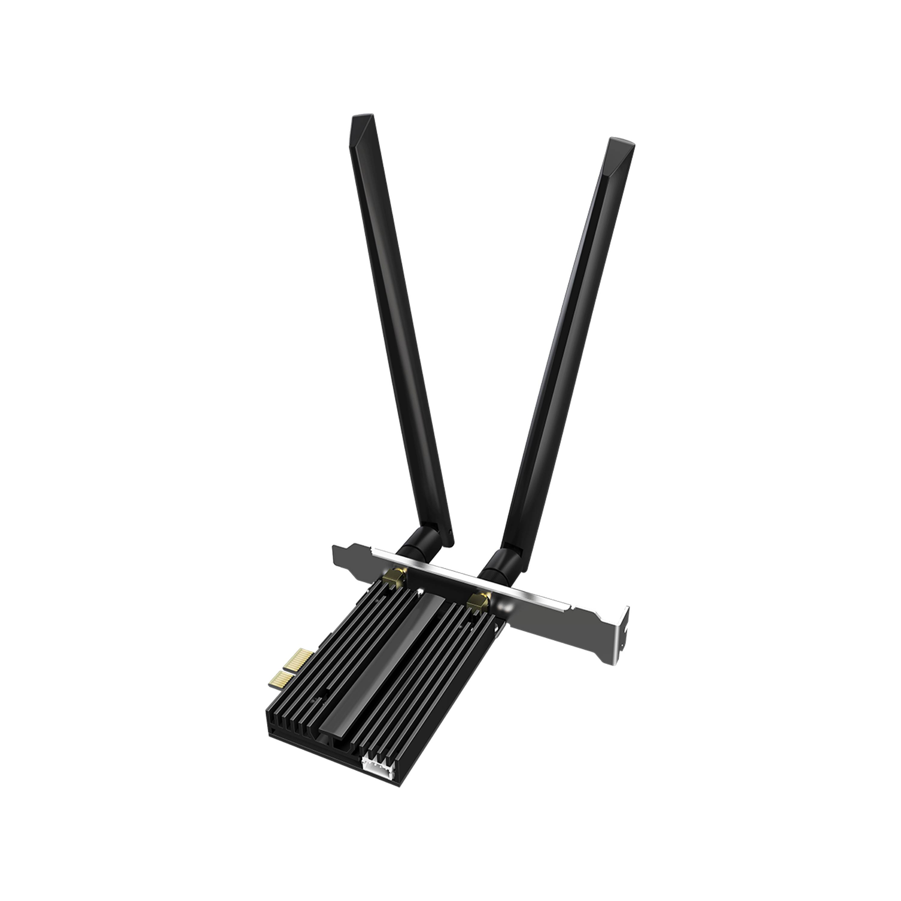 Сетевой адаптер Wi-Fi + Bluetooth Netis F2 АХ5400 PCI Express (ант.внеш.съем) 2ант.