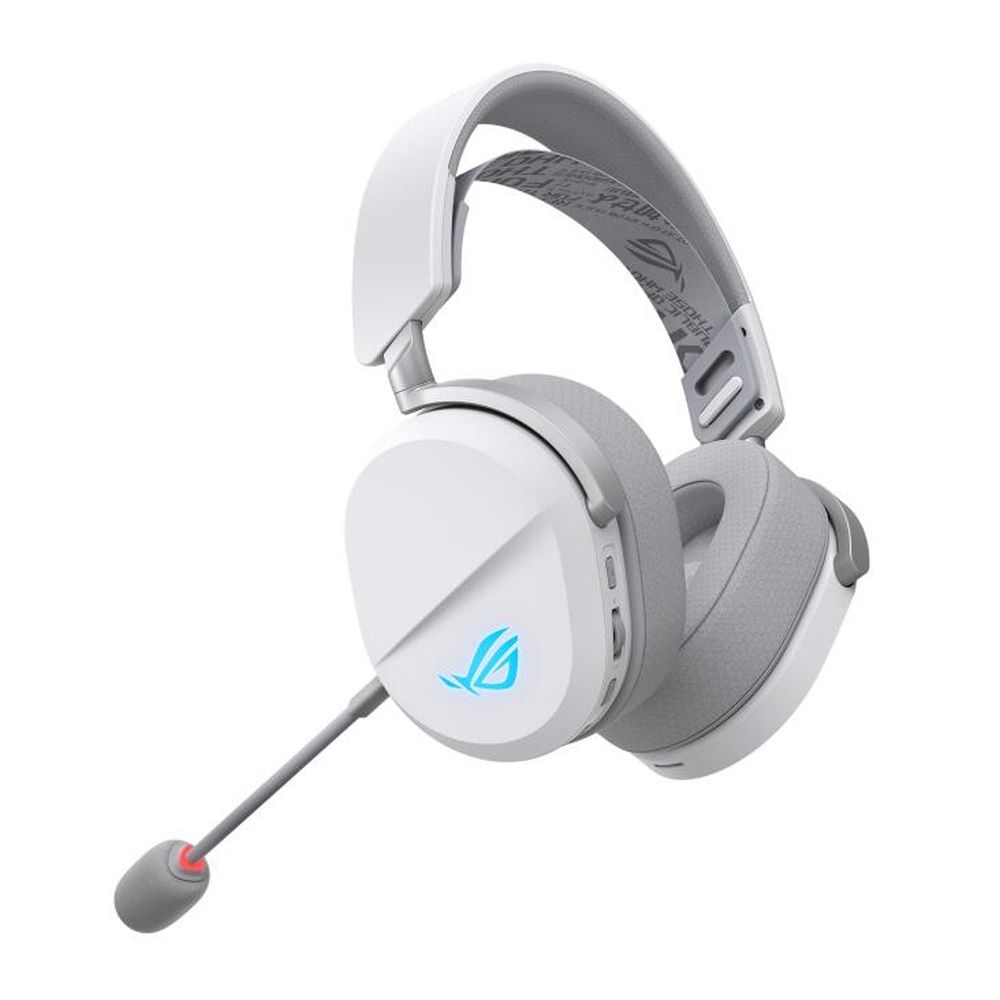 Гарнитура ASUS ROG PELTA, USB-C, 2.4GHz, Bluetooth, 309g, 20Hz~20kHz, RGB Lighting, White