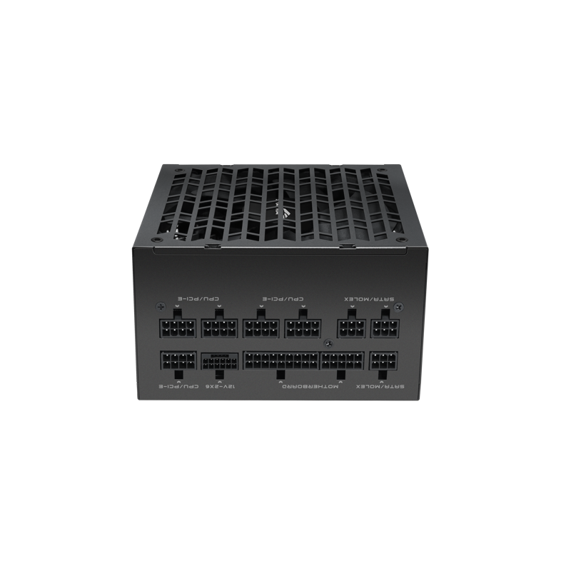 Блоки питания SAMA G1000 Black (HAT-1000yzB1G), 1000W 80+ Gold (ATX, 3.1, PCIe 5.0, Full modular, 1x