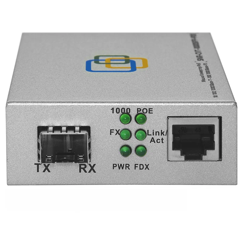 Медиаконвертер SNR Медиаконвертер  10/100/1000-Base-T / 1000Base-FX с SFP-портом