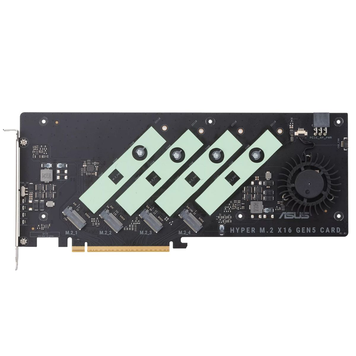 Плата расширения ASUS HYPER M.2 X16 GEN5 CARD /PCIE 5.0 M.2 X16, ADD ON CARD