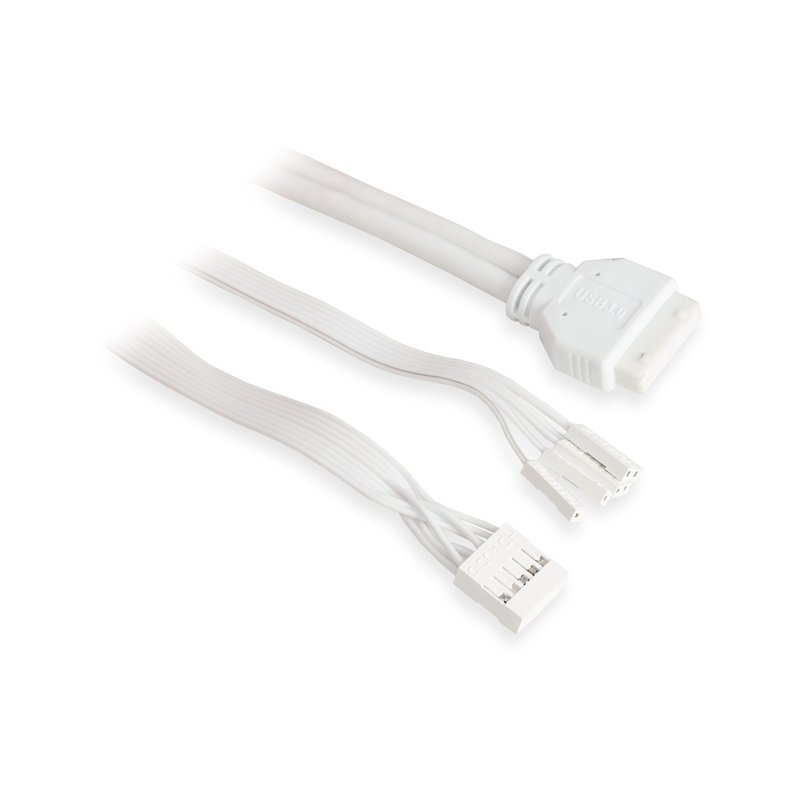 Корпус HSPD M310, Mesh Mini-tower, White, TG, 0.4 SPCC, 3x120mm ARGB mATX, mITX 180/280/160mm 1x2.5"