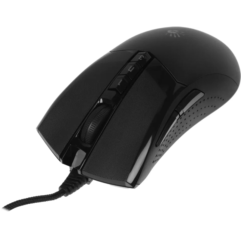 Мышь A4Tech Bloody W90 Max черный оптическая 10000dpi USB 7but (W90 MAX ( STONE BLACK))