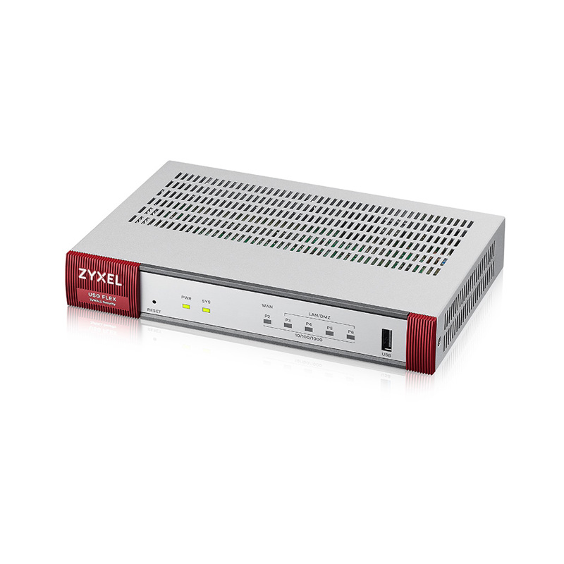 Межсетевой экран Zyxel USG Flex 100H (USGFLEX100H-EUCI02F) 10/100/1000BASE-TX компл.:набор подписок 