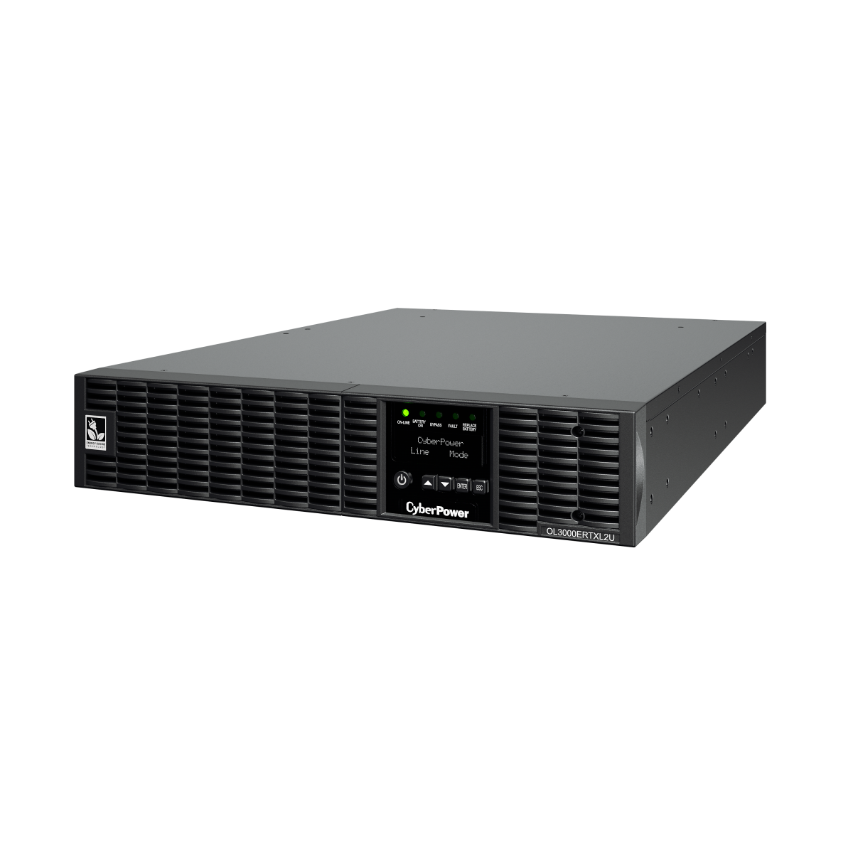 CyberPower ИБП Online OL3000ERTXL2U 3000VA/2700W USB/RS-232/Dry/EPO/SNMPslot/RJ11/45/ВБМ (8 IEC С13,