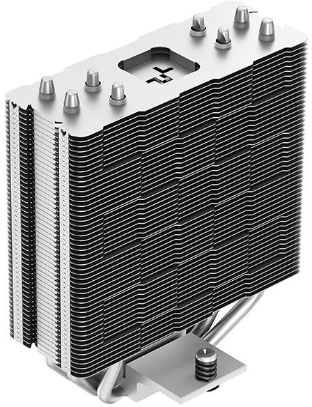Устройство охлаждения(кулер) Deepcool AG400 LED RGB Soc-AM5/AM4/1200/1700/1851 серебристый/черный 4-pin 18-32dB Al+Cu 220W 614gr Ret (R-AG400-BKLNMC-G-1)