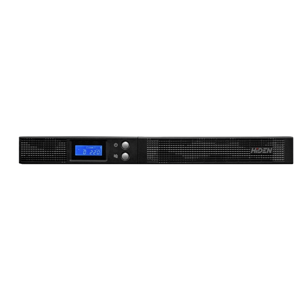 ИБП HIDEN KLPS700RM-N 700ВА/630Вт Rackmount 1U, 4xIEC C13, LCD, USB, SNMP слот, RS232, EPO, RJ45/11,/ Line-Iinteractive Rack UPS LCD