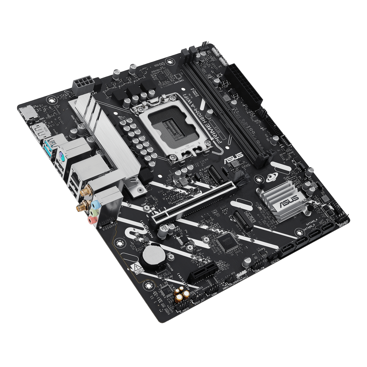 Материнская плата Asus PRIME H810M-A WIFI Soc-1851 Intel H810 2xDDR5 mATX AC`97 8ch(7.1) GbLAN RAID+