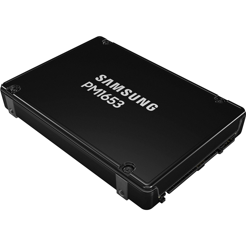 Твердотельный накопитель Samsung Enterprise SSD, 2.5"(SFF) 15mm, PM1653, 3840GB (3.84TB), SAS 24Gb/s
