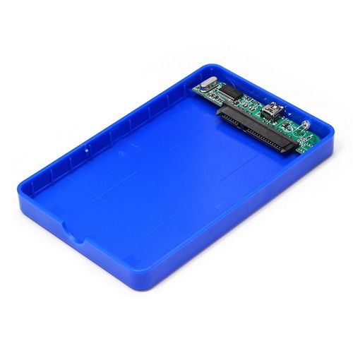 Корпус для HDD/SSD Gembird Внешний 2.5" Gembird EE2-U2S-40P-B, синий, USB 2.0, SATA, пластик {1