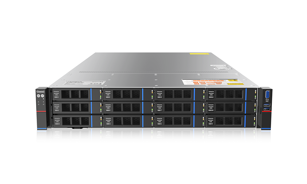 Серверная платформа Gooxi AS201-D12R-NV-G4 EGS 4th Gen 2U 12 disks barebone based on rapidsapphire , with SATA SAS NVMe direct backplane, support 8* SATA SAS NVME+ 4*SATA SAS, 2x CPU cooler 350w, PSU : 1300W1+1, EU power cables, rail kits 0.95.002.1044