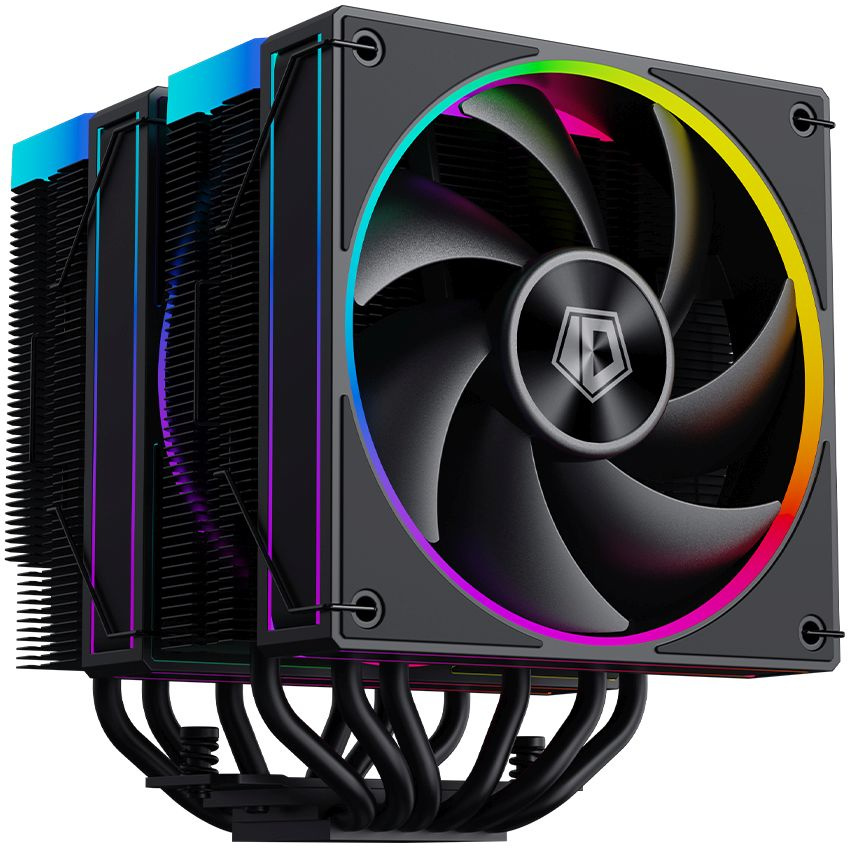Устройство охлаждения(кулер) ID-Cooling Frozn A620 ARGB Soc-AM5/AM4/1200/1700/1851 черный 4-pin 29.9