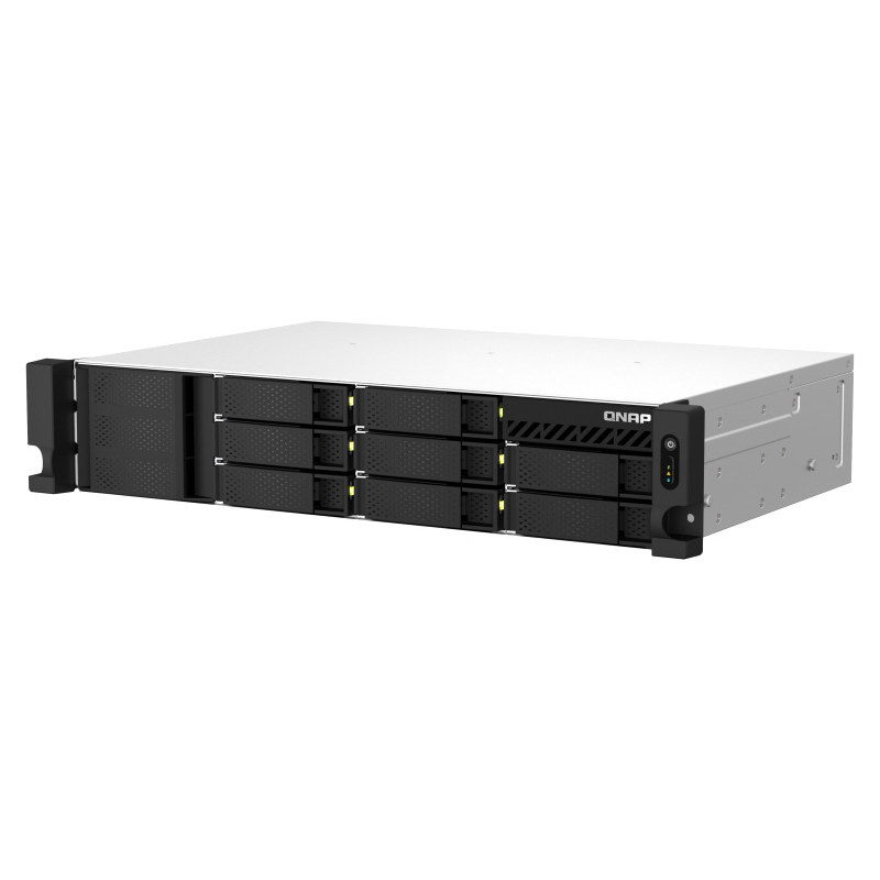 Сетевое хранилище NAS Qnap TS-873AEU-RP-4G 8-bay стоечный Ryzen V1500B