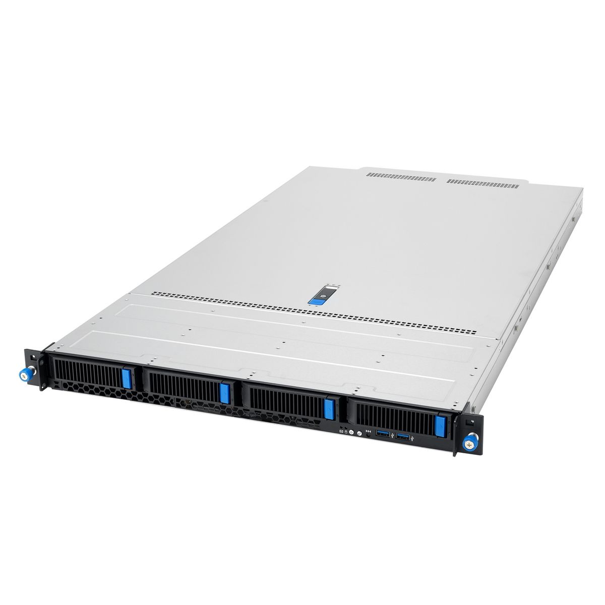 Серверная платформа ASUS RS700A-E13-RS4U, 1U, 2 x  SP5 LGA6096 400W, 24x DDR5 6400, 4x 3.5" hsb NVMe
