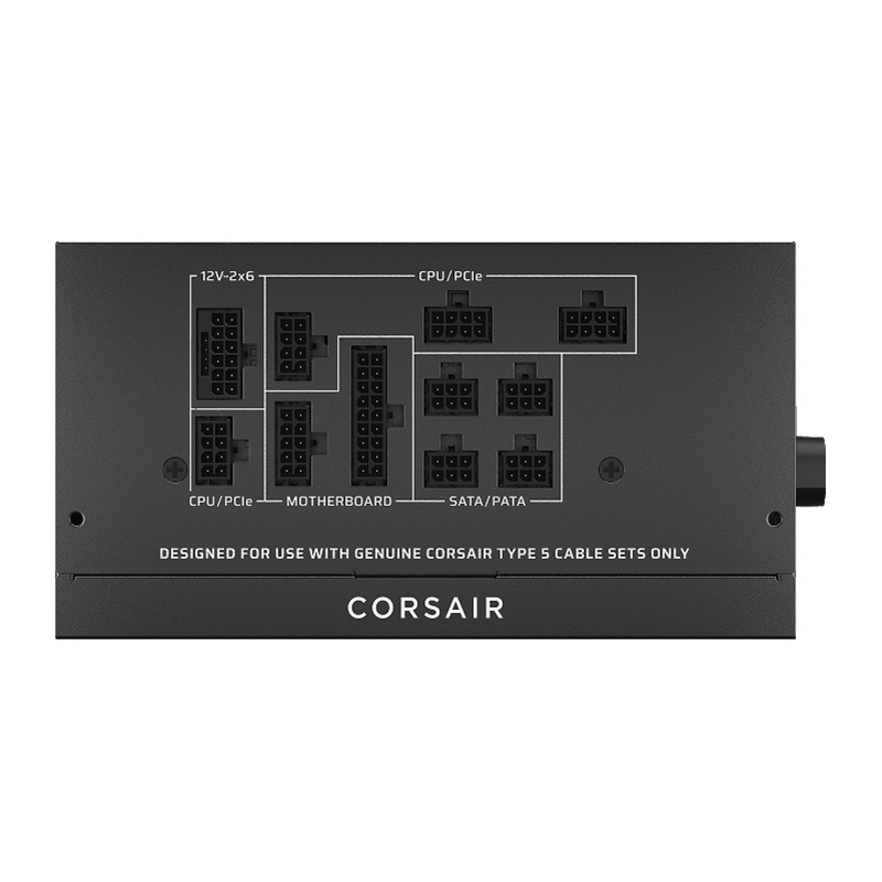 Блоки питания Corsair RM850x SHIFT, Model RPS0161, 850W 80+ Gold (ATX, 3.1, PCIe 5.1, Full modular, 