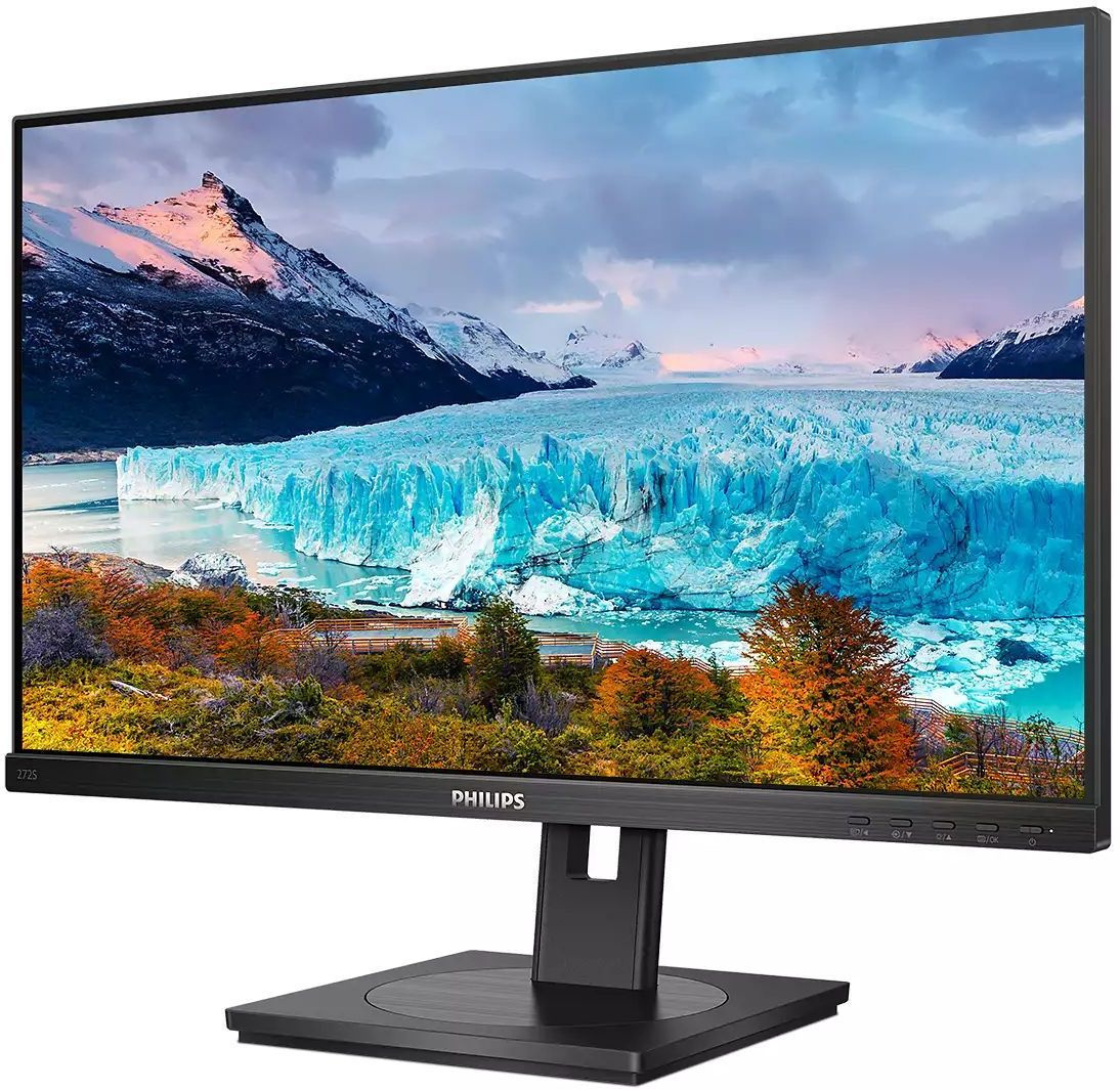 Монитор Philips 27" 272S1M(00/01) черный IPS LED 16:9 DVI HDMI M/M матовая HAS Piv 250cd 178гр/178гр