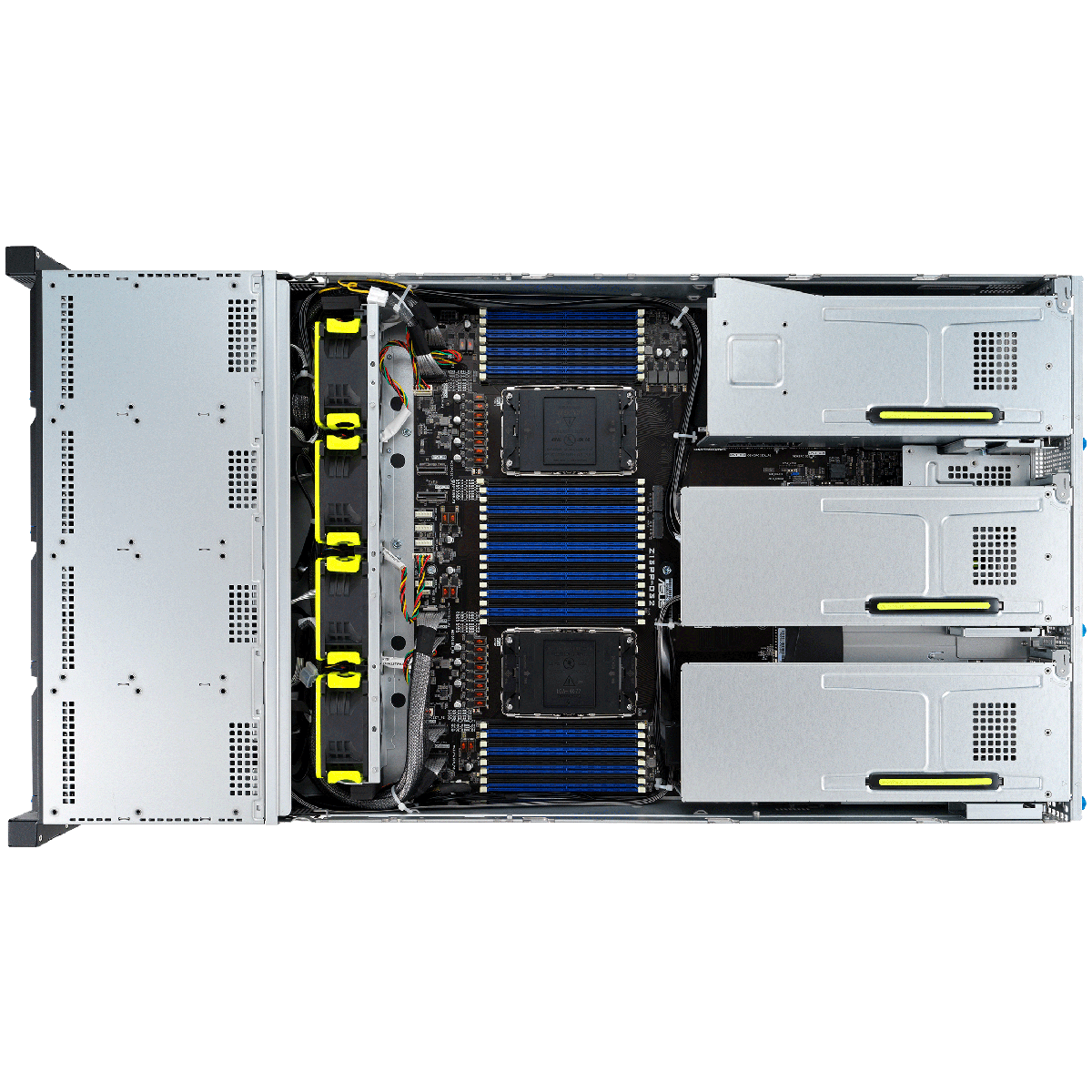 Сервер ASUS RS720-E11-RS12U 2U, 2x LGA4677, 32x DDR5(4800), 12x 3,5 (8xNVMe/SAS/SATA+4 NVMe/SATA), 2