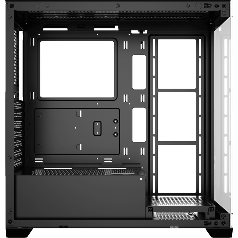 Корпус Ocypus Gamma C72 BK, Midi-Tower, TG, no fans, 2xUSB-A 2.0 + 1xUSB-A 3.0, ATX, mATX, mITX Blac