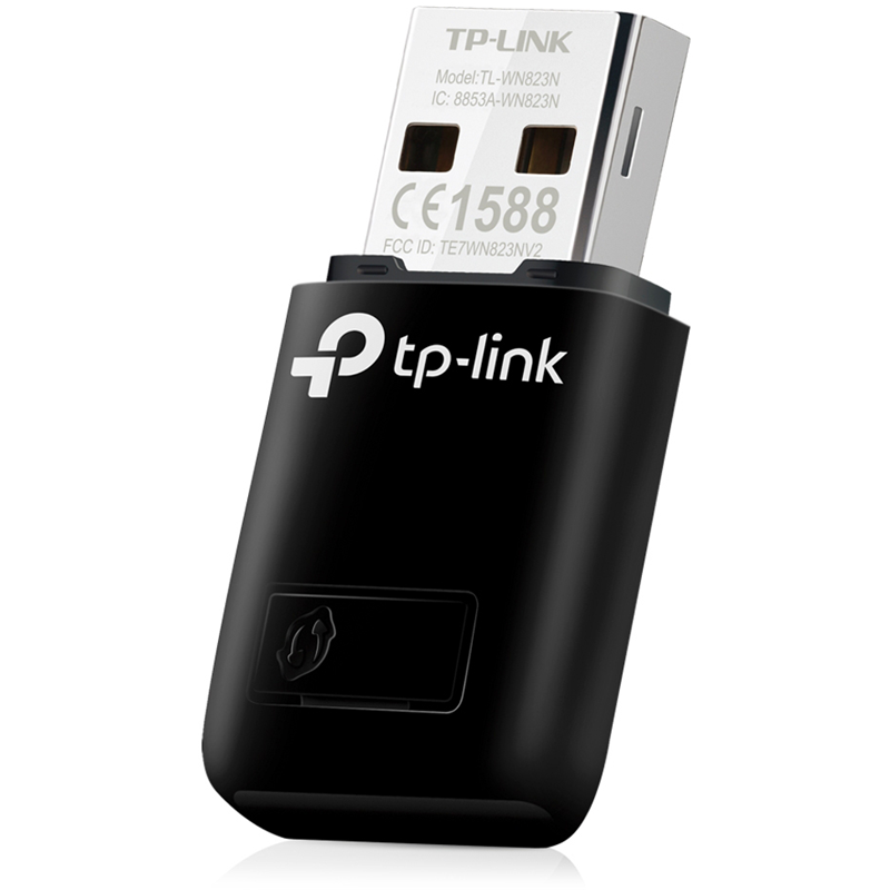 Сетевой адаптер Wi-Fi TP-Link TL-WN823N N300 USB 2.0 (ант.внутр.)