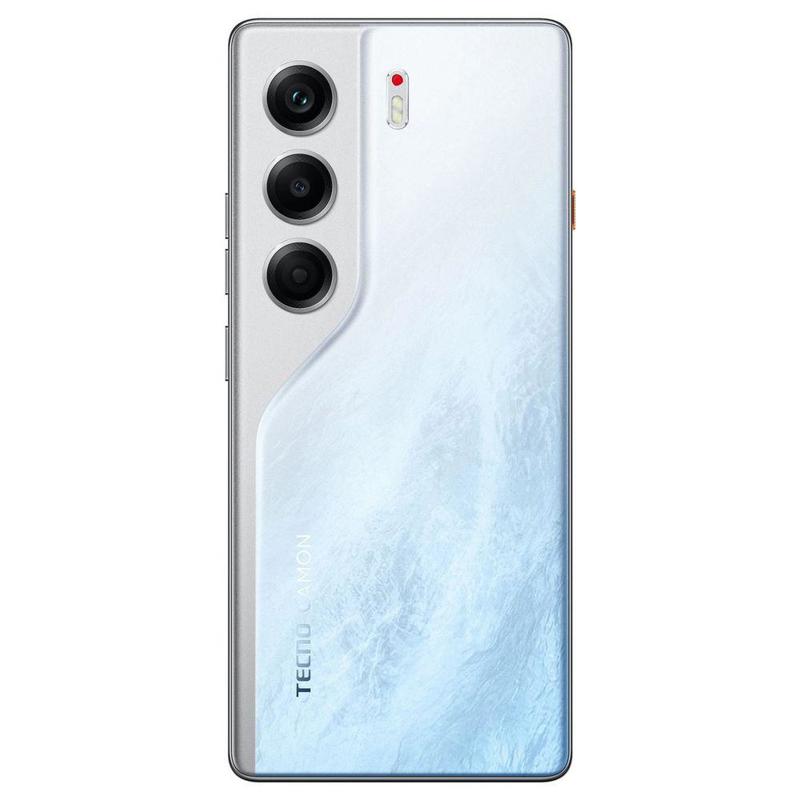 Смартфон Tecno Camon 40 256Gb 8Gb белый моноблок 3G 4G 2Sim 6.78" 1080x2436 Android 15 50Mpix 802.11