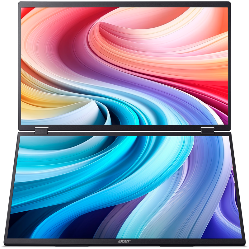 Монитор ACER PD193QEbmiuux 18,5'', Double Portable monitor, UltraThin Black, 16:9, IPS, 1920x1080, 4